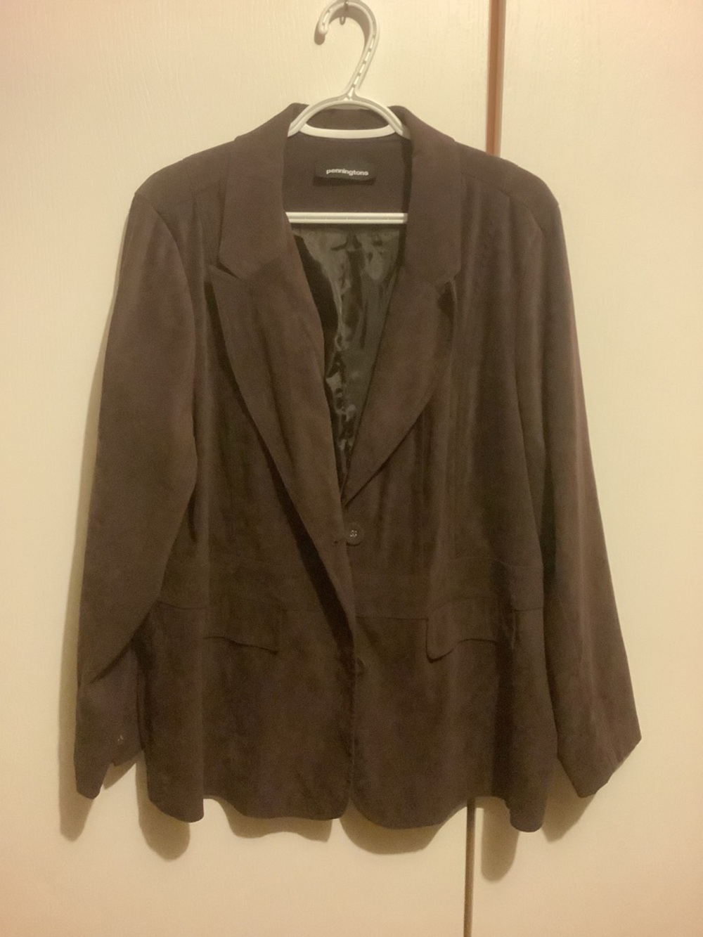 Penningtons Dark Brown Suede Blazer